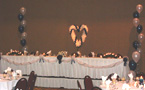 wedding head table decor